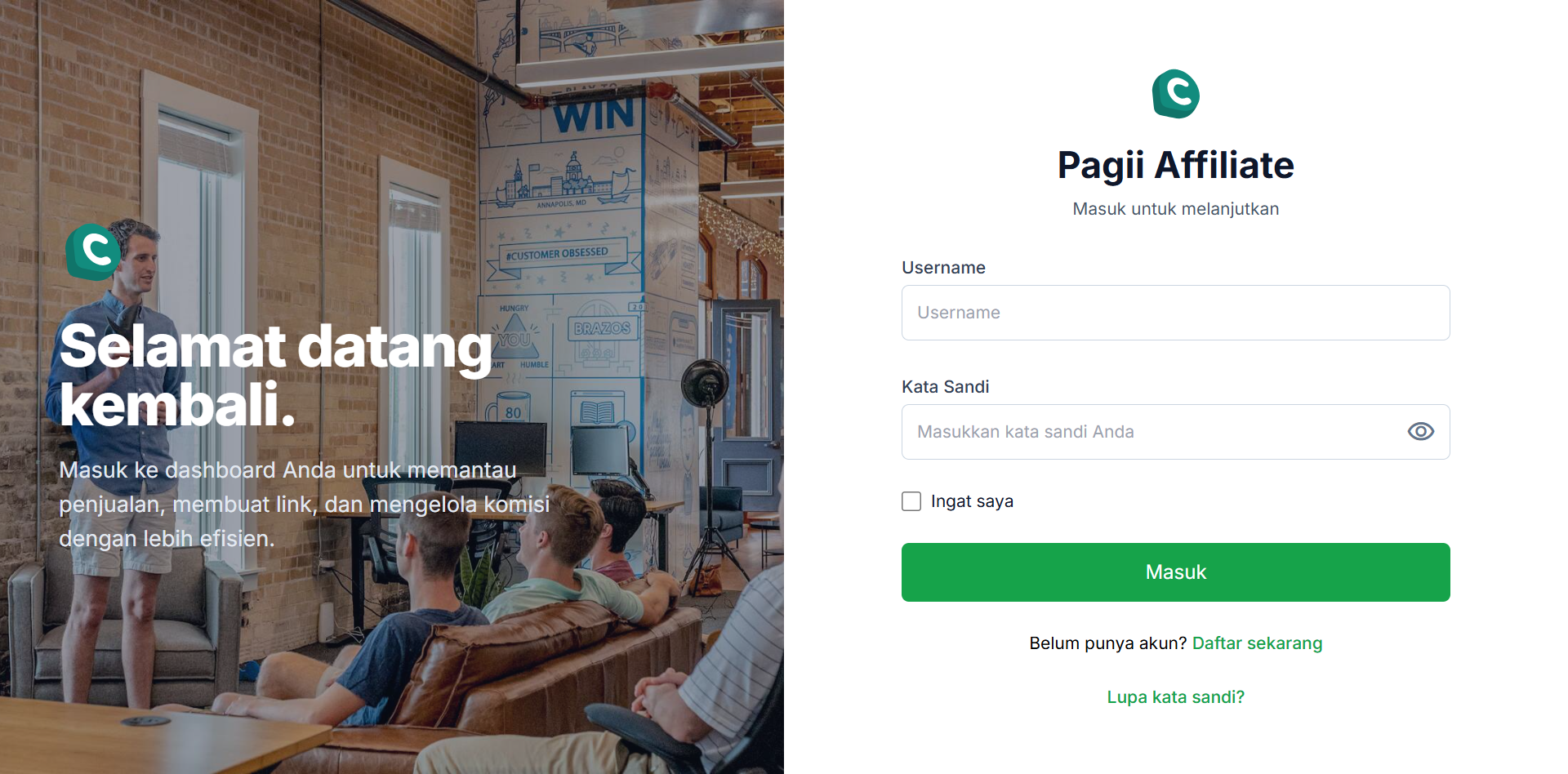 Login Affiliate
