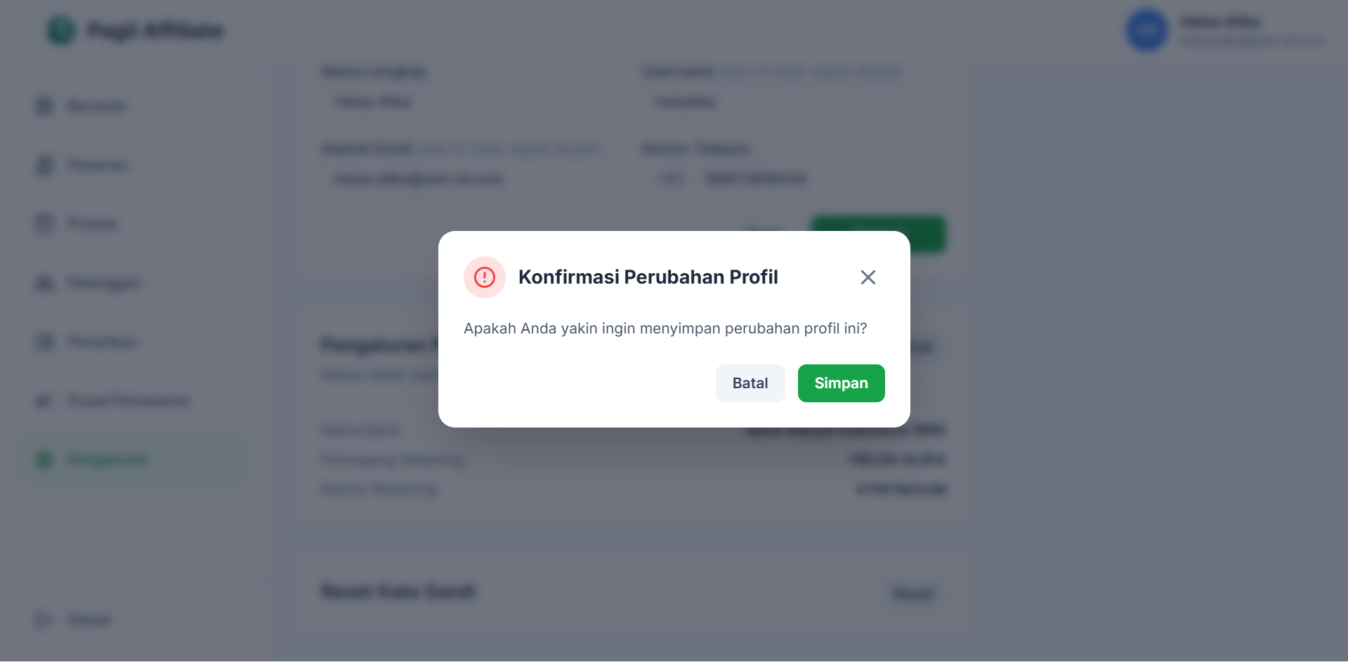 Share Link Modal