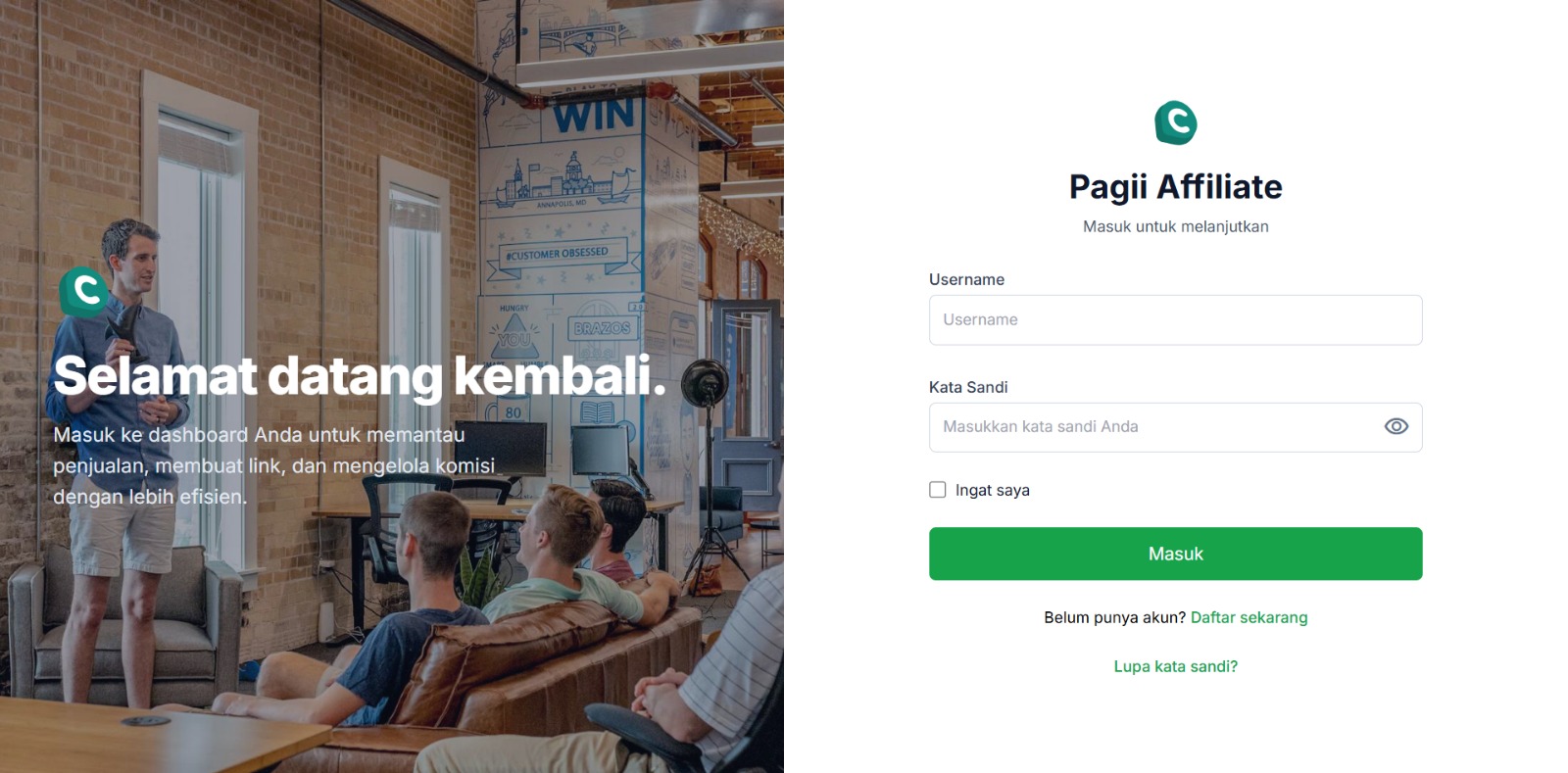 Affiliate Login